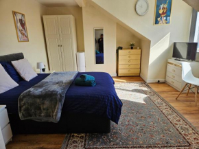 Homely double bed, TV, Wi-Fi and garden